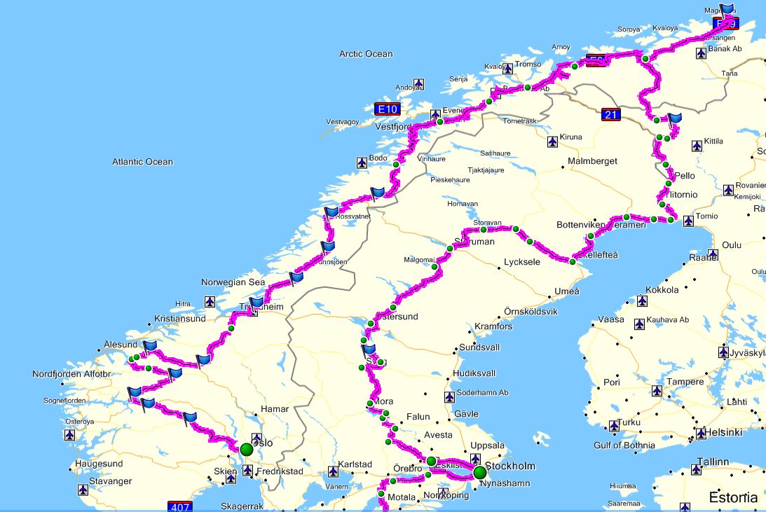 Tour Of Norway Route Tour Of Norway Route
