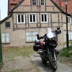 Gasse vor dem Scharfrichterhaus in Lenzen