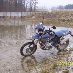 vorbereitung winter softenduro tour mit wasserdurchfahrt