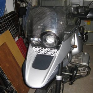 1150 GS Front mit Carbon