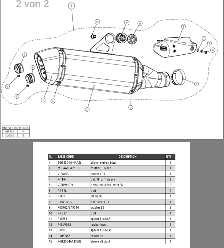 db killer akrapovic bmw r 1200 gs