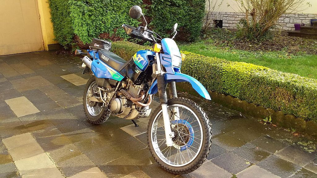 Schlüsselanhänger Yamaha XT 600 E XT600E blau Motorrad Enduro 0444 Portachiavi