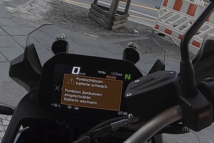 BMW Motorrad Schlüsselbatterie Keyless Ride / Ersatzbatterie
