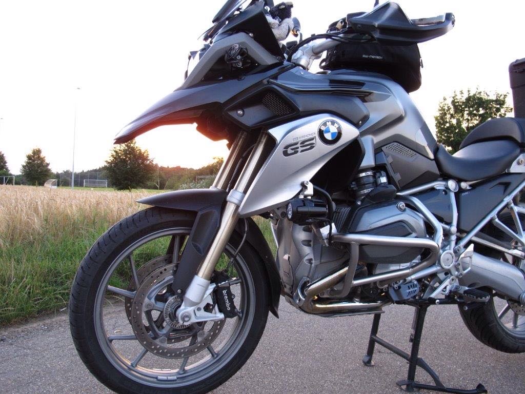 BMW LED Motorrad Zusatzscheinwerfer Nachrüstsatz R1200GS (2008-2012) g