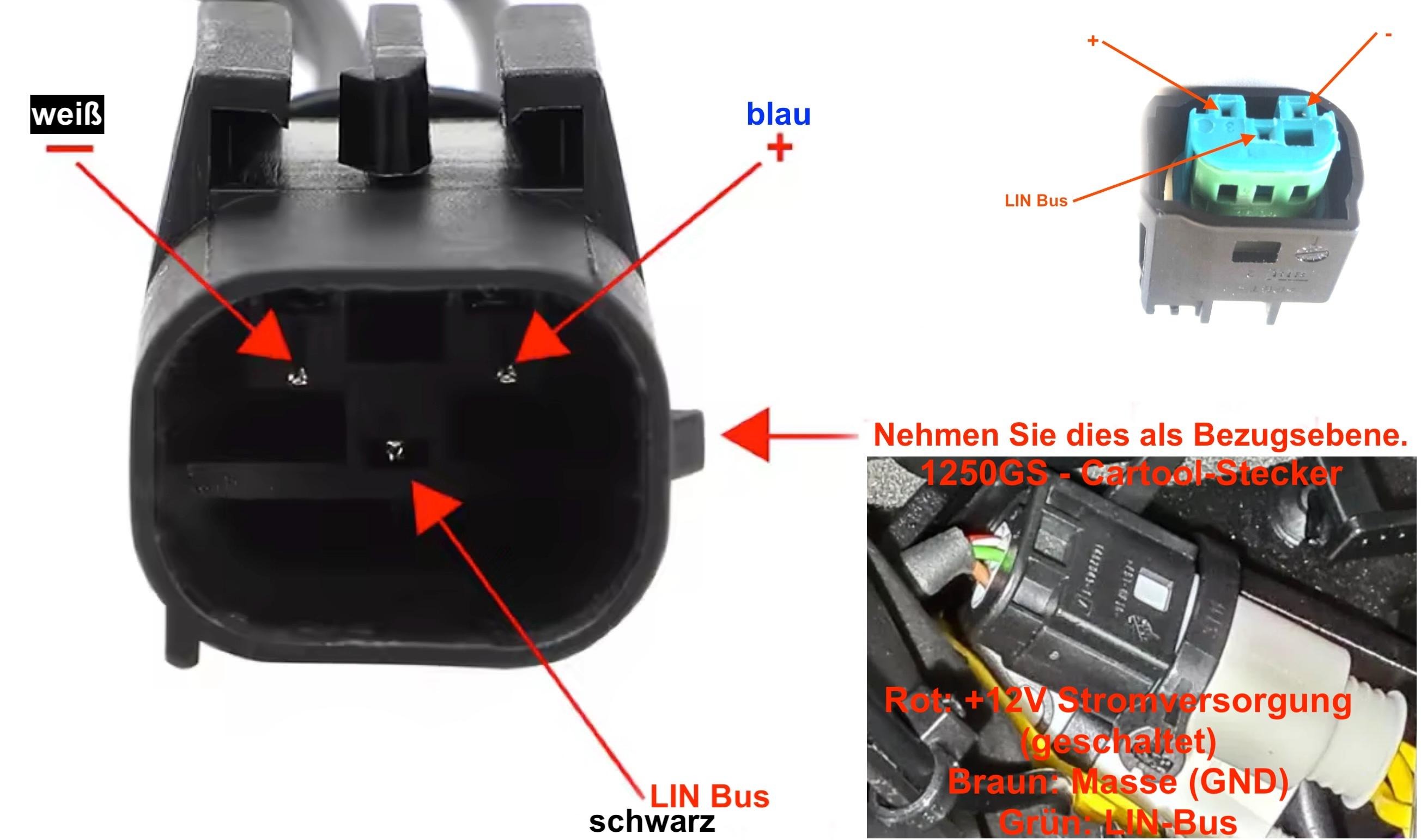    BMW Motorrad Reparaturstecker 3-polig Original 611656 : 611657.jpg