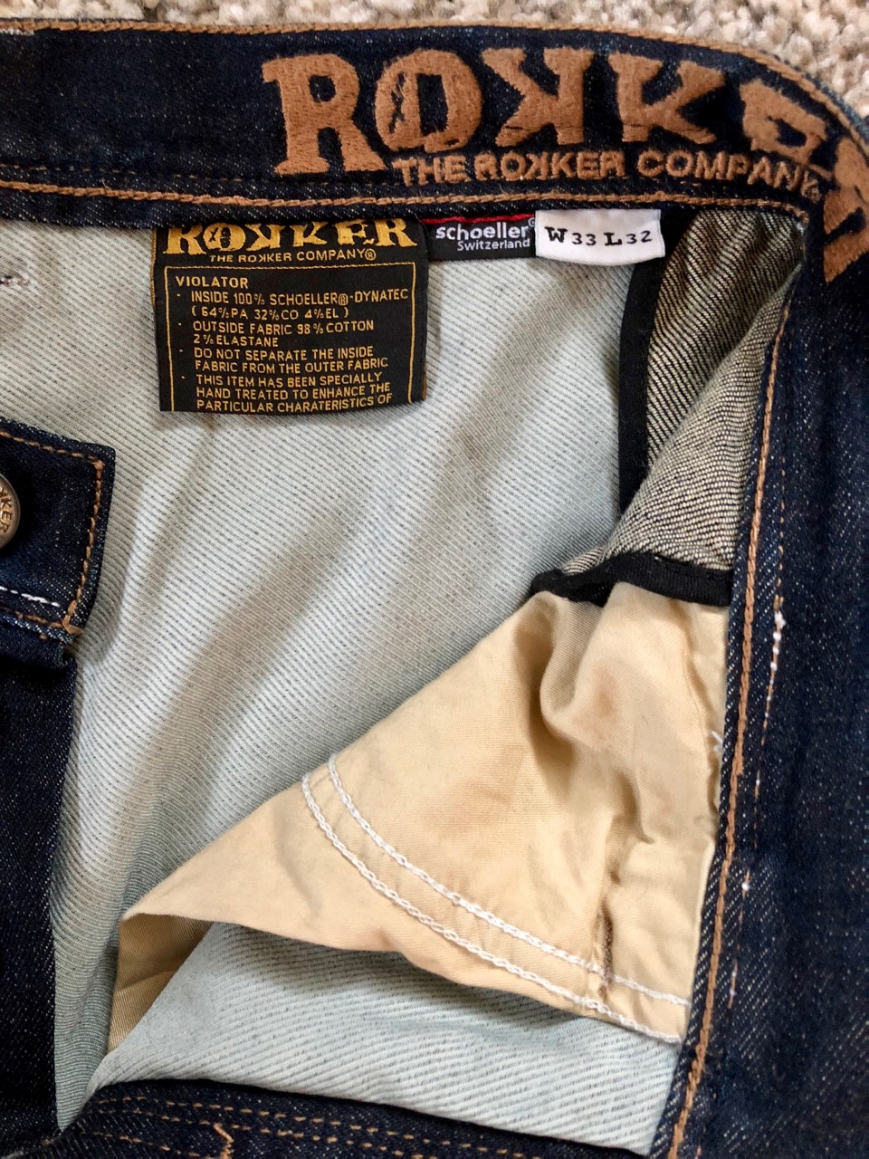 rokker violator jeans