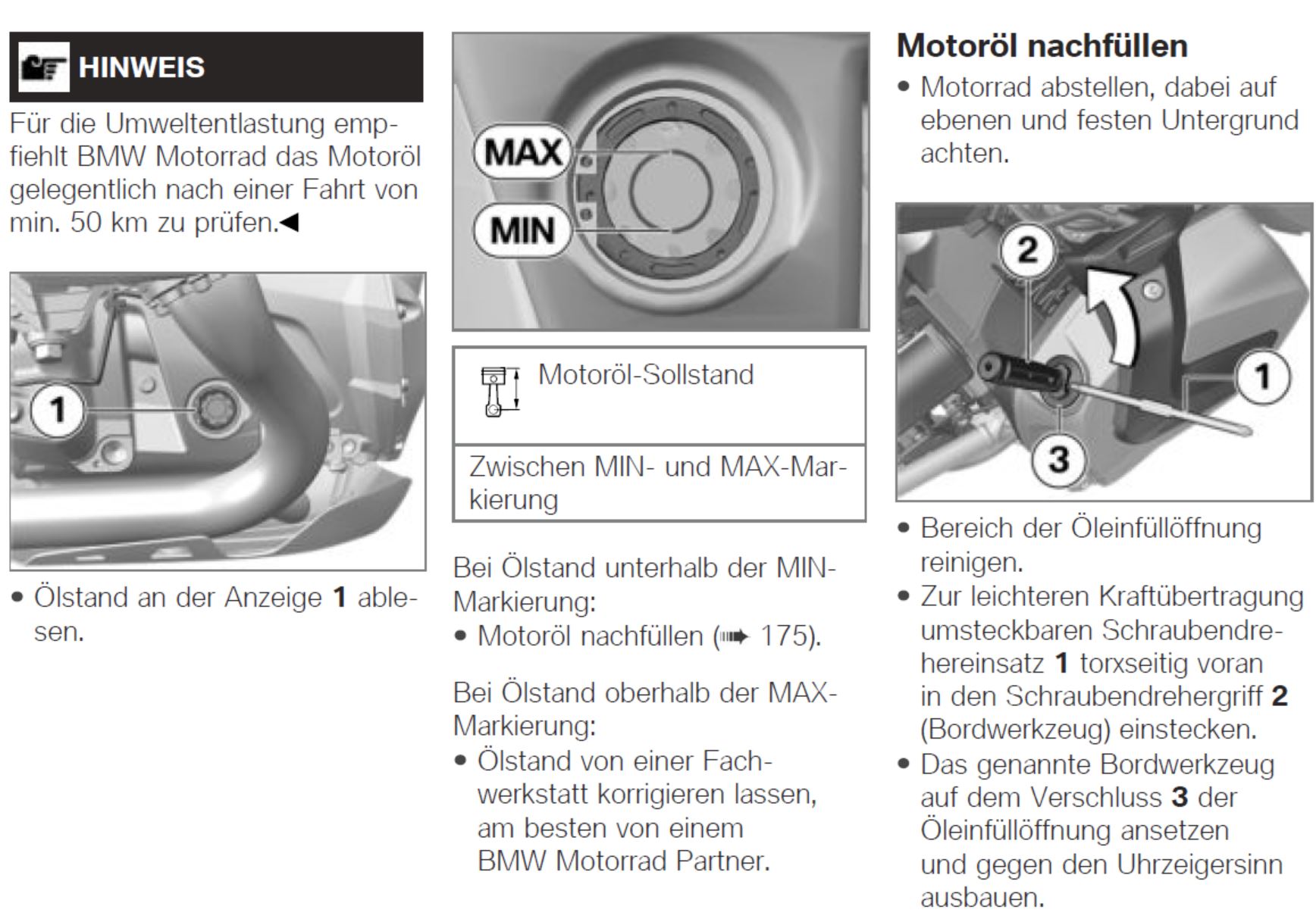 Schraubertipp Ölwechsel und Ölstandskontrolle