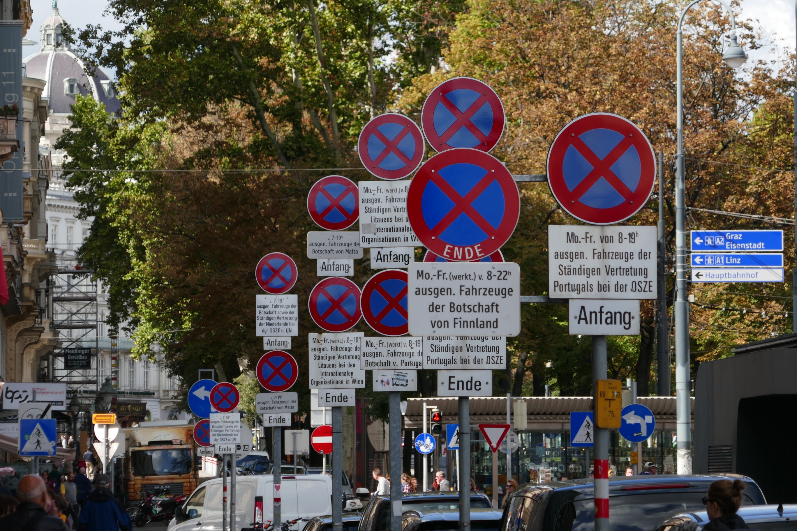 Hat in Wien System.