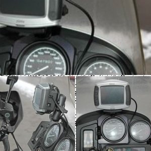 Navi-Halter an R 1150 GS