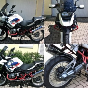 Meine R1200GS Rallye und Ducati Diavel