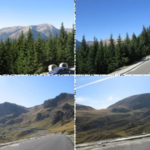 Bergstrassen in Rumaenien