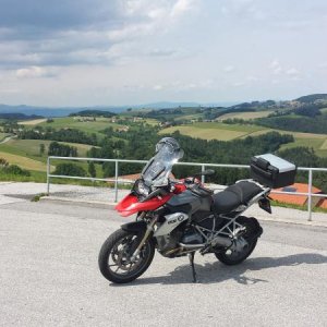 on tour