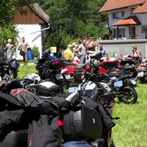 Christliche Biker - Gottesdienst im Freien