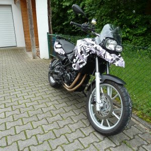 Weiteres Bild der leider missglückten Folierung. Hat mir persönlich doch gut gefallen. Ist mal etwas anderes :D