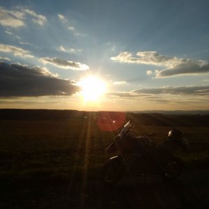 Sonnenuntergang im Oktober