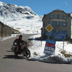 Diesmal:  Stilser Joch gesperrt. Schade!