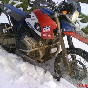 hp2 im tiefen schnee