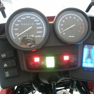 Blaues Cockpit