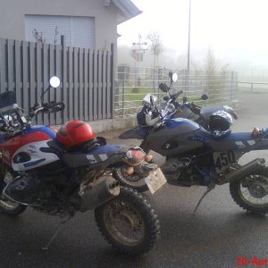 abfahrt im nebel