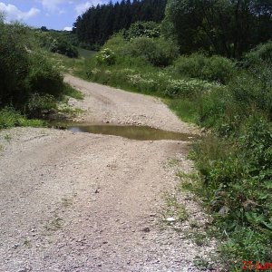 tiefe wasserdurchfahrt