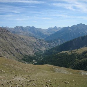 Auffahrt zum Col de Parpaillon