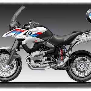 die neue 1250GS als Designstudie.....