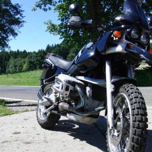 Moped in Oberbayern