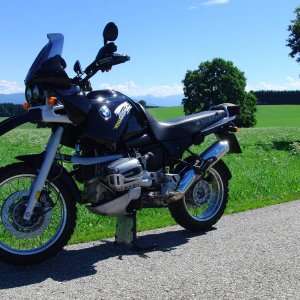 Moped in Oberbayern