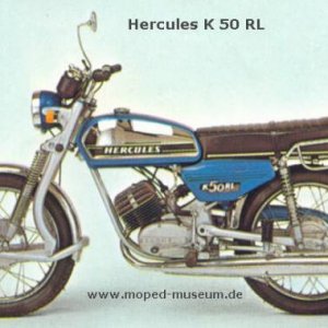 Hercules K 50 Rl  Bj. 1974
gefahren 1977-1978  km: ?