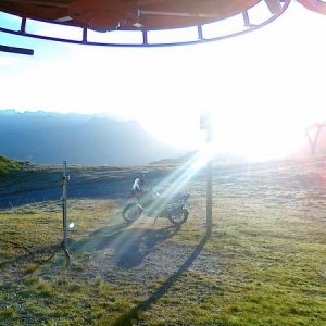 sonnenaufgang in der simo