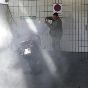 leider waren salznasse straßen dabei, darum waschtag