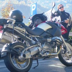 kurze kaffepause bei der trofana tirol
