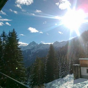 Blick Richtung Silvretta - Valülla
09.11.2010