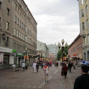 Moskau  Fußgängerstraße
