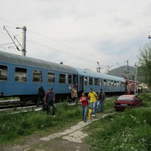 Rumänien ein Bahnhof
