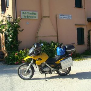 Übernachtung im `` Verde Venezia `` nahe des Kasinos von Venidig.