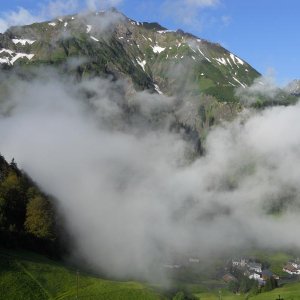 Blick in die Wolken