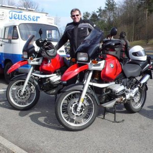130401 mit Klausi auf der Platte
