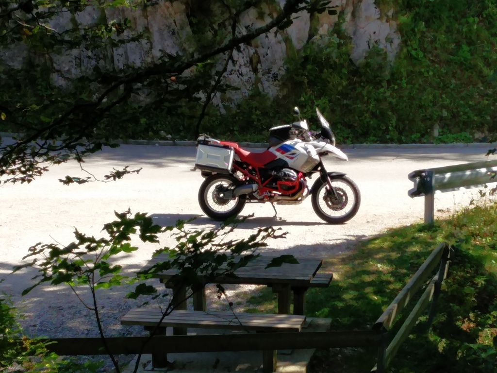 3-Länder-Tour 09/2016
Vrsic-Pass in Richtung Bovec