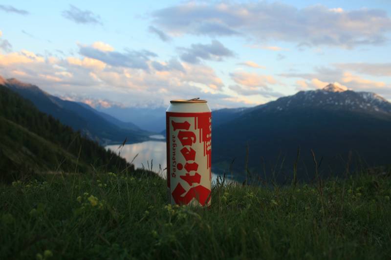 Abendstimmung berm Reschensee