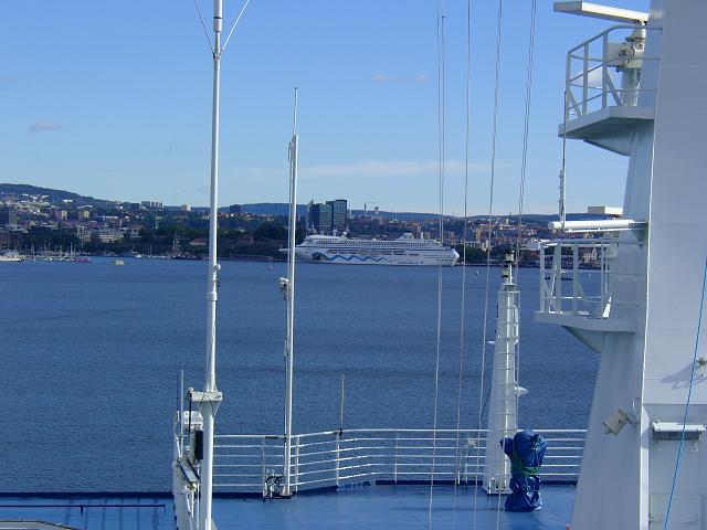 Ankunft in Oslo September 2006