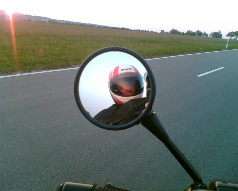 Auf dem Weg zum  hchsten Abendrot im Odenwald...