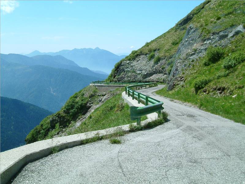 Auffahrt zur Panoramica