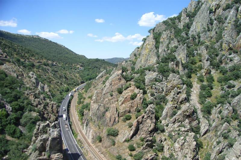 Autobahn in Andalusien
