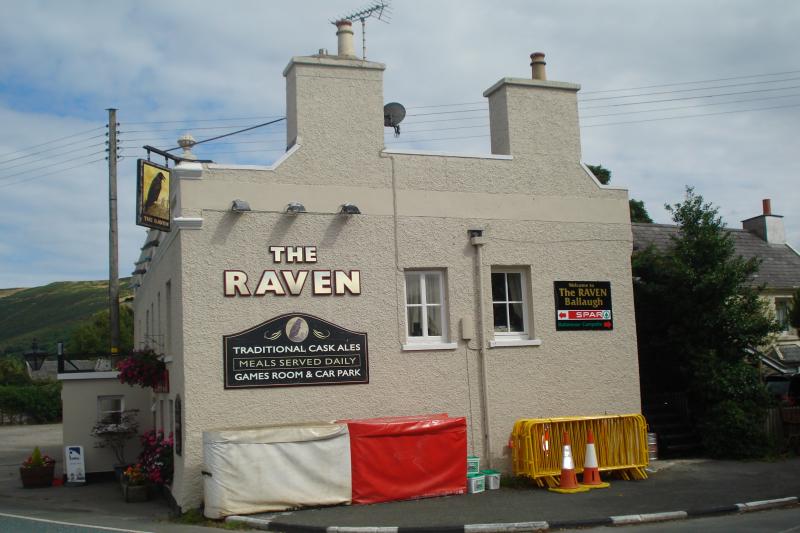 Berühmtes Restaurant nach der Bergetappe der TT