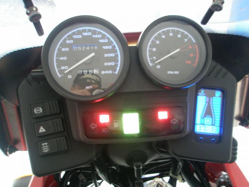 Blaues Cockpit