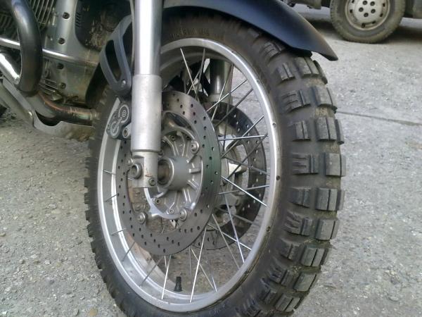 Blick auf das nicht wackelnde Vorderrad