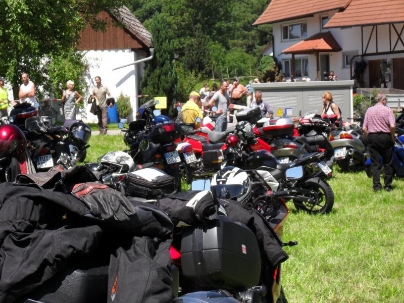 Christliche Biker - Gottesdienst im Freien