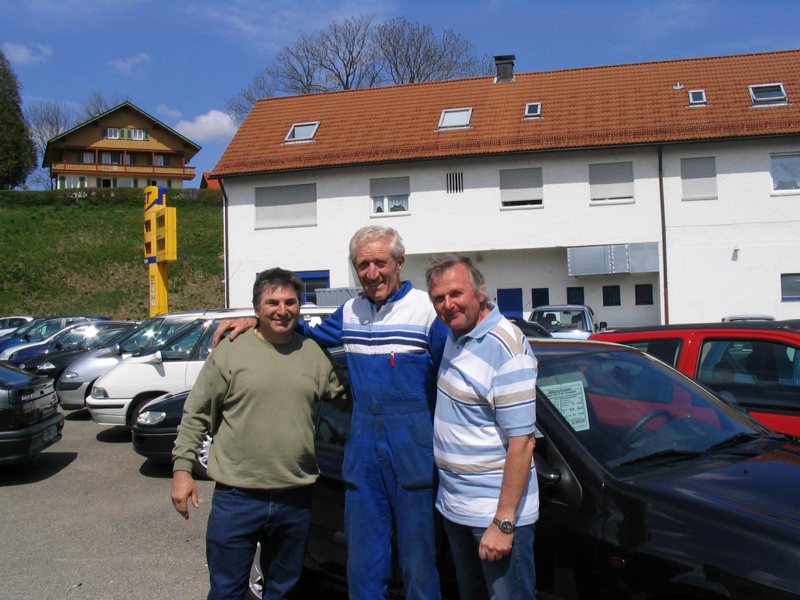 Herbert Scheck bei einen Besuch