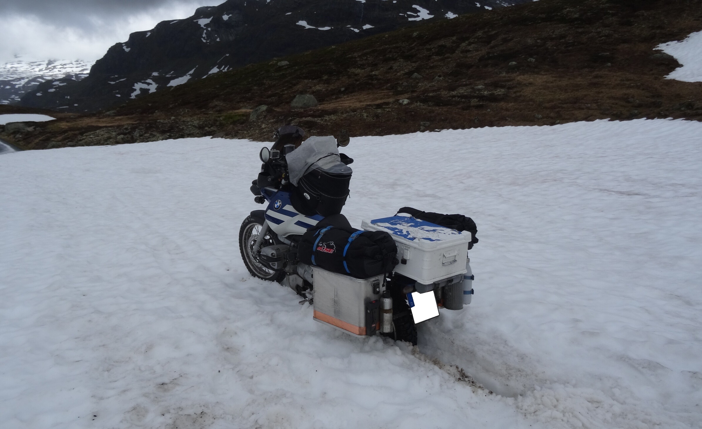 im norwegischen Schnee